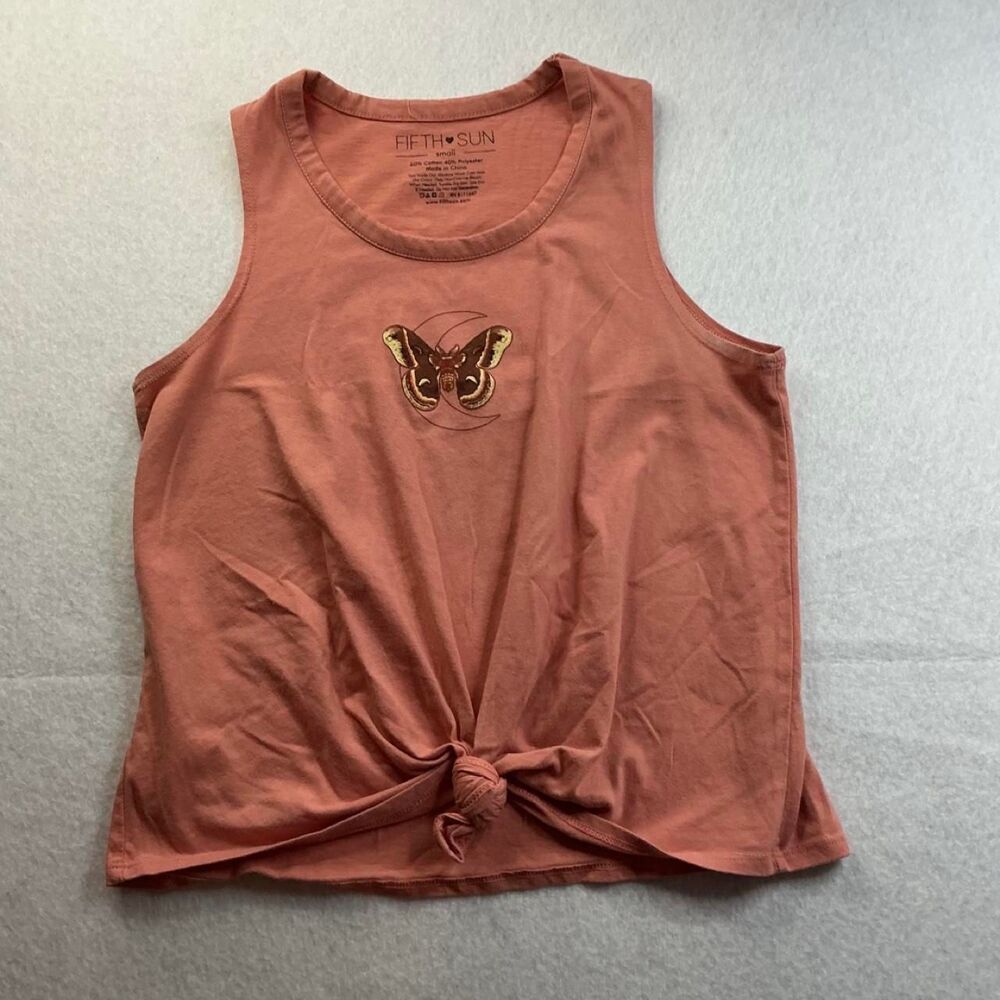 Fifth-sun Women's Pink and Orange Vest
